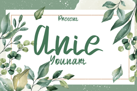 Anie Younart: The Modern Script Typeface for Luxury Branding