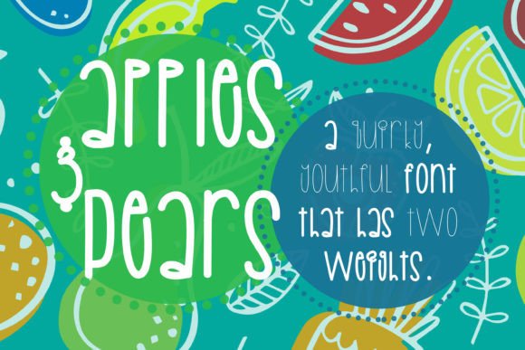 Apples and Pears: The Handwritten Font for Polished Branding