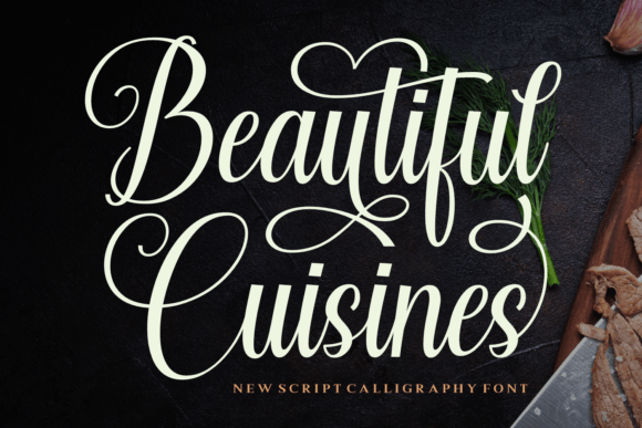 Beautiful Cuisines Font Review for Handmade Brands