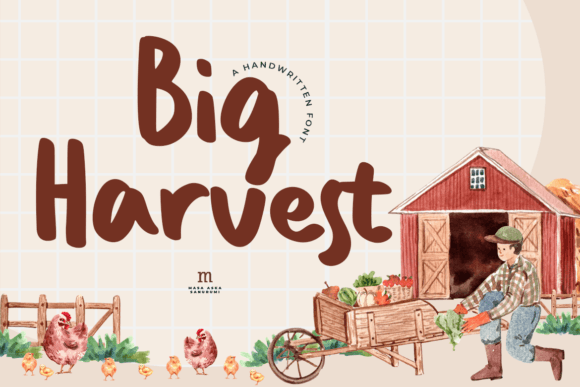 Big Harvest Font: A Playful Script for Creative Projects