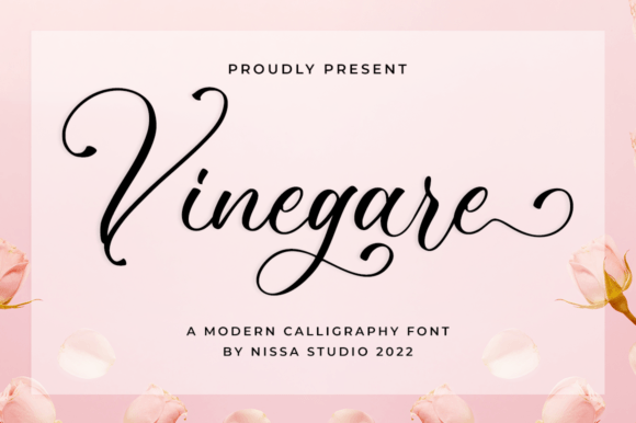Elevate Brand Visuals with the Vinegare Script Font