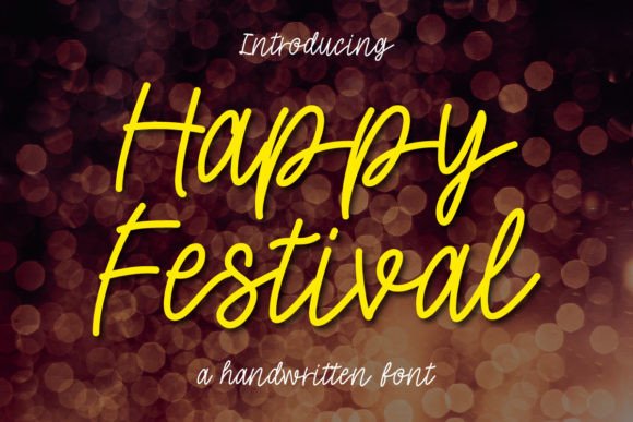 Elevate Campaigns with Happy Festival Script Font