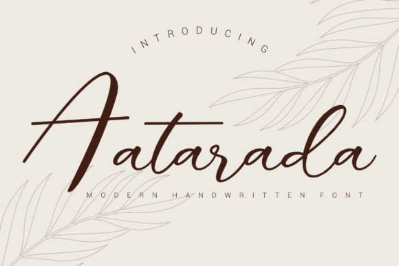 Elevate Your Web Design with Aatarada Script Font