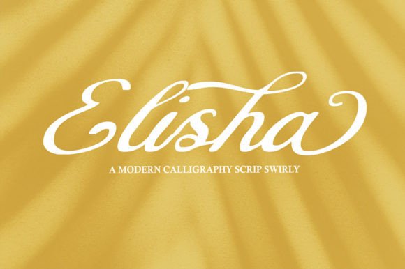 Elisha Script Font Review for Modern Branding