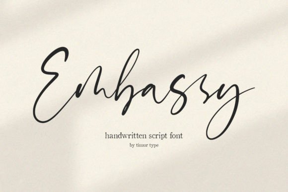 Embassy Script Font: Elevate Your Brand Identity