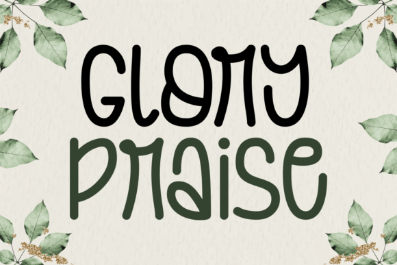 Glory Praise: A Modern Script Font for Brand Growth