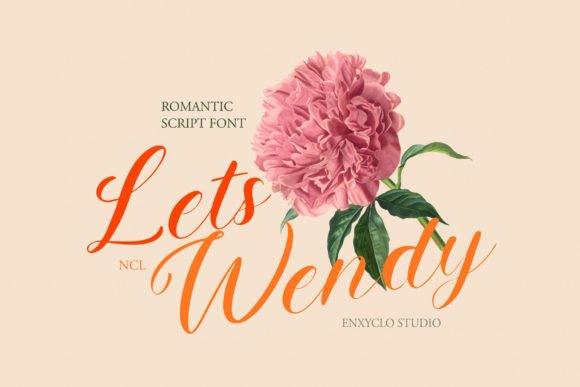 Lets Wendy: The Script Font for Modern Campaigns