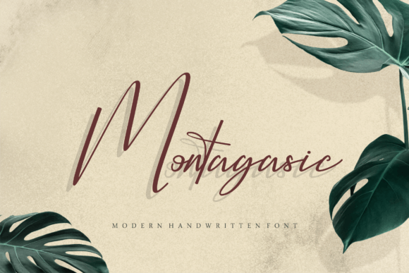 Montagasic: A Delicate Script Font for Elegant Branding