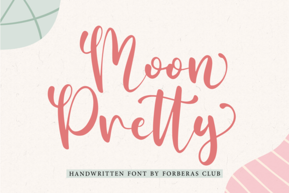Moon Pretty: A Timeless Script Font for Editorial Design