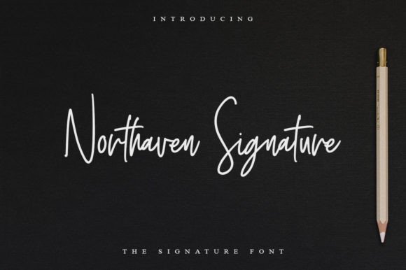 Northaven Signature: A Dazzling Script Font for Campaigns