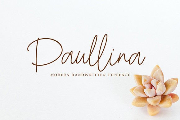 Paullina: A Fresh Script Font for Modern Campaigns