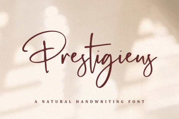 Prestigieus Script Font Review for Elegant Branding