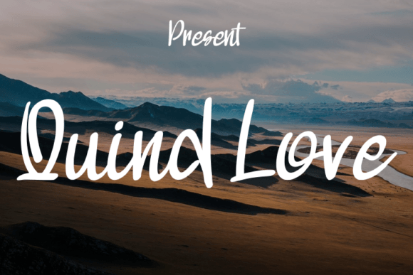 Quind Love: A Modern Script Typeface for Elegant Branding