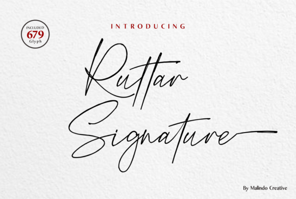 Ruttar Signature: A Dazzling Script Typeface for Web Design