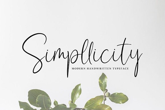 Simpllicity: The Authentic Script Font for Makers
