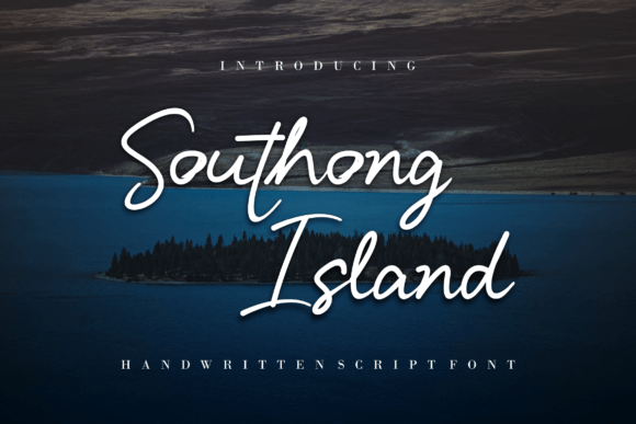 Southong Island: A Script Font for Modern Editorial Design