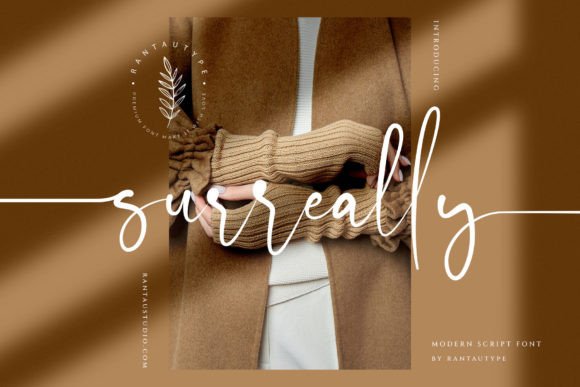 Surreally: The Signature Script Font for Modern Branding