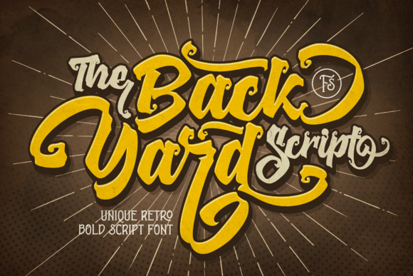 The Backyard: A Bold Script Handwritten Font for Makers