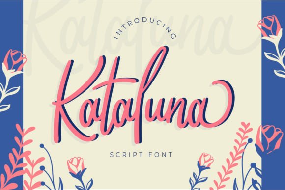 Transforming Brand Identity with Kataluna Script Font