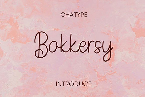 Upgrade Your Brand Identity with Bokkersy Script Font