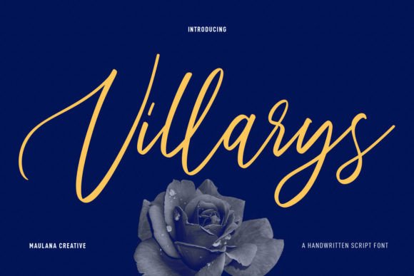 Villarys: The Elegant Script Font for Scroll-Stopping Designs